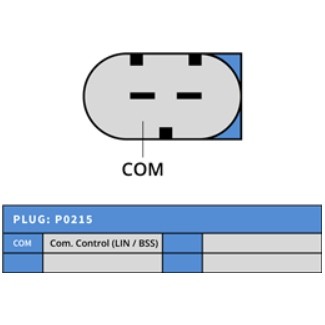 BV Psh 465.502.110.346 Сидіння генератора змінного струму 110a 465.502.110.346 psh