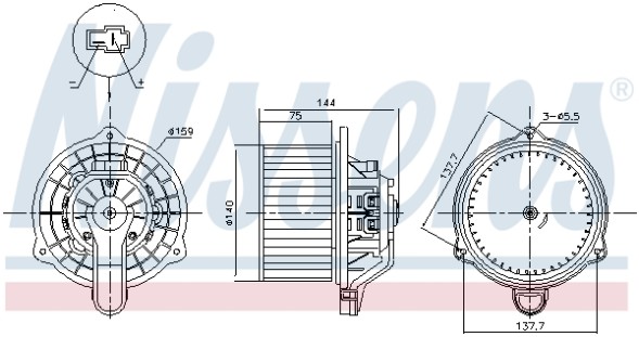 AD BRAKE VIC-396987 Вентилятор салону для HYUNDAI BAYON, I20 ACTIVE, I20 II, I20 III 1.0-1.6 з 11.14-