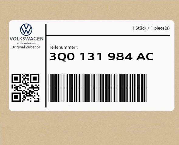 Volkswagen OE 3Q0131984AC ( INTRAD ) Трубка дозування форсунки реагенту 3Q0131984AC ŠKODA Superb VW Arteon