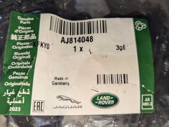 Land Rover заводська комплектація LR117568GEN Термостат jaguar new xf, xj, xe, f-type f-pace 3.0 s/c aj814048 fx238a587ag