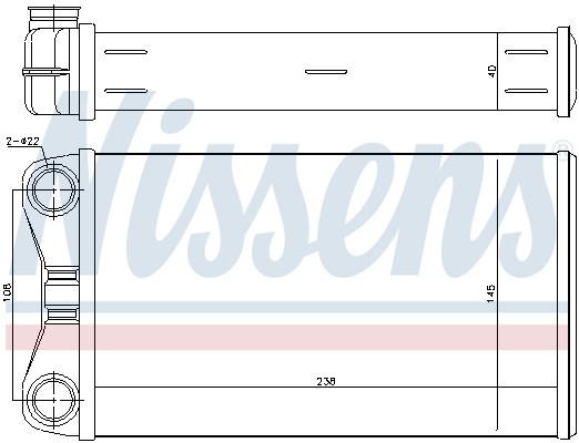 70226 NISSENS Радіатори опалення