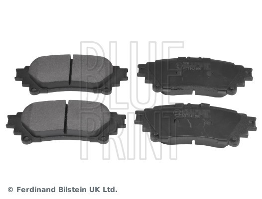 ADT342186 BLUE PRINT Комплект гальмівних колодок з 4 шт дисків