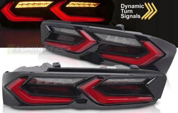 VLAND LDCT09 mhm Комплект задніх ліхтарів Vland Led Neon Dynamic Diodes Chevrolet Camaro VI 6 Lift 19