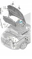Audi OE НОВИЙ ОРИГІНАЛЬНИЙ AUDI 8V0823823F ПЕРЕМИКАЧ ЗАХИСТУ ПІШОХОДІВ