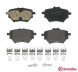 P61122 BREMBO Комплект гальмівних колодок з 4 шт дисків