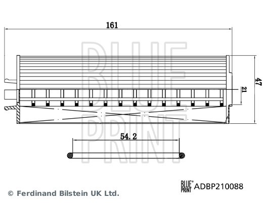 ADBP210088 BLUE PRINT Фільтр оливи