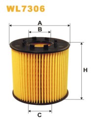 WL7306 WIX FILTERS Фільтр оливи