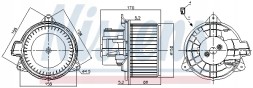Nissens 87392 Повітродувка обігрівача 87392/ніс 87392