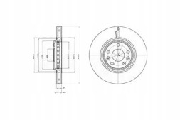 Delphi BG4266 DEL/ZS Гальмівні диски 2 off renault clio iv espace v gra