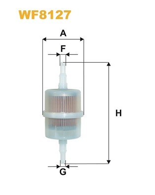 WF8127 WIX FILTERS Фільтр палива
