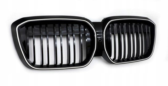 TOPGER KRG-BMW-433 x LED РЕШІТКА РАДІАТОРА BMW iX3 20-23 ЧОРНИЙ ГЛЯНЕЦЬ 2 ПЛАВНИКА ICONIC GLOW