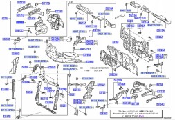 Toyota OE 53710-05010 Підкрилок передній правий TOYOTA AVENSIS 11/2008-06/2018 Оригінал