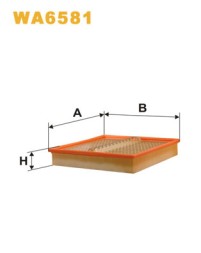 WA6581 WIX FILTERS Фільтр повітряний