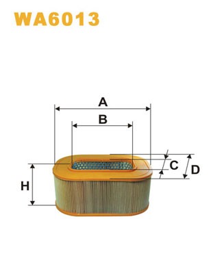 WA6013 WIX FILTERS Фільтр повітряний