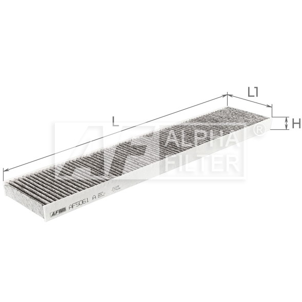 AF5061a ALPHA FILTER Фільтр салону