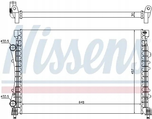 Nissens 63815 Охолоджувач води 63815 nissens renault espace iii