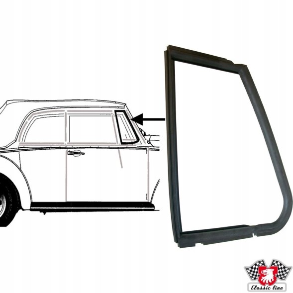 JP Group JB 8186002180 VW Beetle Cabrio Прокладка вентиляційного вікна