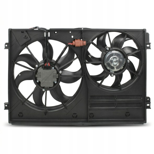 Loro DSP-6NDV 1K0959455FQ 1K0121205AB 1K0121205AD 1K0121205G 1K0121205J 1K0121207AD 1K0121207J 1K0959455CQ 1K0959455CR 1K0959455DH Вентилятор радіатора рама VW Skoda 1.9 TDI 2.0 TDI TSI FSI 1K0121205J