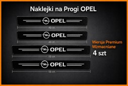 Chiny 652157840 4 шт. Накладки на пороги Opel Mokka Zafira Insignia Astra Захист багажника