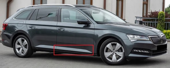 Skoda OE 3V0854940E GRU RH SUPERB 3 III 15-23 НАКЛАДКА ДВЕРІ ПЕРЕДНЯ ПРАВА 3V0 OE