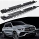 Китай 204547201 Пороги бічні сріблясті алюмінієві з ABS пластику Mercedes GLE W167 SUV 2019+
