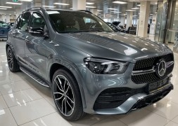 Китай 204547201 Пороги бічні сріблясті алюмінієві з ABS пластику Mercedes GLE W167 SUV 2019+
