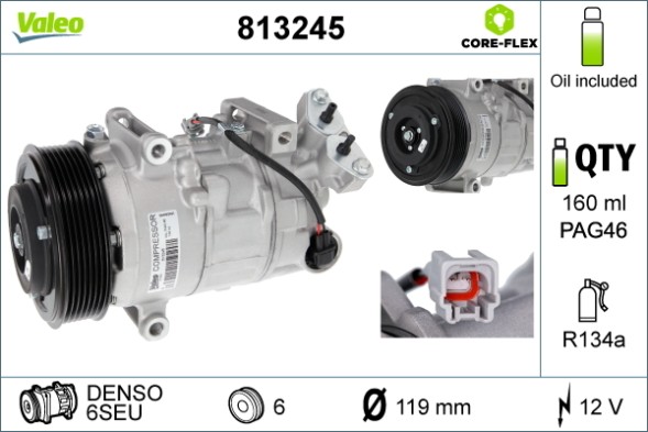 813245 VALEO Компресор кондиціонера