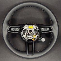 Porsche OE 95C419091CP IA6 Кермо Porsche Macan 95C шкіряне чорне з підігрівом (чорна нитка)