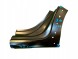 Citroen OE CITROEN C3 III PRÓG LEWY SŁUPEK ZEJŚCIE KOLANKO CITROEN C3 III ПОРІГ ЛІВА СТІЙКА СПУСК КОЛІНО
