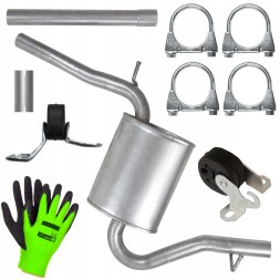 Polmostrów POL-C9I60E0H5Y6B1L3 Глушник центральний audi a4 b7 04 - 08 2 седан kombi avant бонус