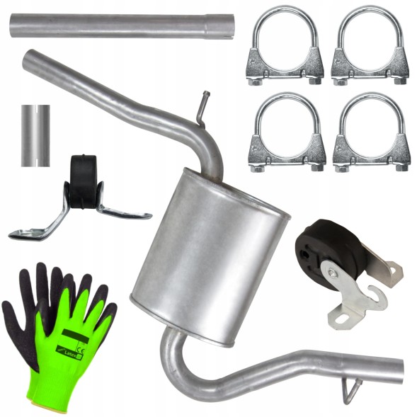 Polmostrów POL-C9I60E0H5Y6B1L3 Глушник центральний audi a4 b7 04 - 08 2 седан kombi avant бонус