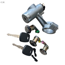Blik NOWA STACYJKA ZESTAW ZAMKÓW POD TEN SAM KLUCZYK WKŁADKI DO ZAMKI WKŁADKI DO DRZWI PRZÓD 2 KLUCZYKI POD IMMOBILISER NISSAN TERRANO II 2 R20 1993-<2004 НОВИЙ КОМПЛЕКТ ЗАМКІВ ДЛЯ ДВЕРЕЙ NISSAN TERRANO II R20