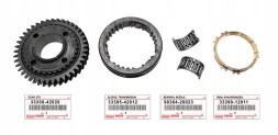 Toyota заводська комплектація GP|3333642020, 33336-42020 PRZESUWKA 41 ZĘBÓW KOMPLET + SYNCHRONIZATOR Toyota ремкомплект 5 передач розсувка 41 зуб + синхронізатор оригінал