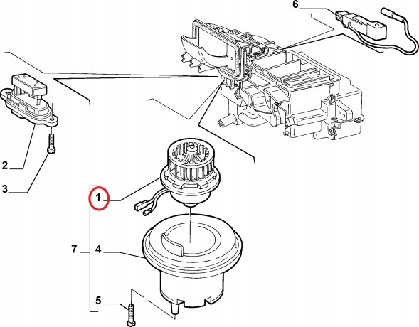 Fiat OE 46722759, 46722992, KLIMATYZACJA, REZYSTOR ВЕНТИЛЯТОР FIAT DUCATO II KLIMA