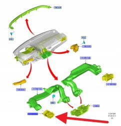 Ford OE JX7B-19C696-CK3JA6 JX7Z19893CE ПРИПЛИВНА РЕШІТКА ЛІВА ПЕРЕДНЯ FORD KUGA FOCUS 18- 2425751 _ JX7B-19C696-CK3JA6