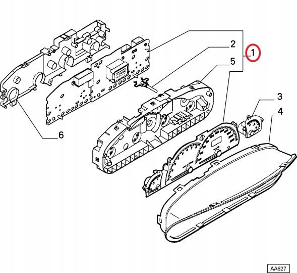 Fiat OE 9947685 ПОКАЗАЧІ СПИДОМЕТРА ГОДИННИКИ FIAT