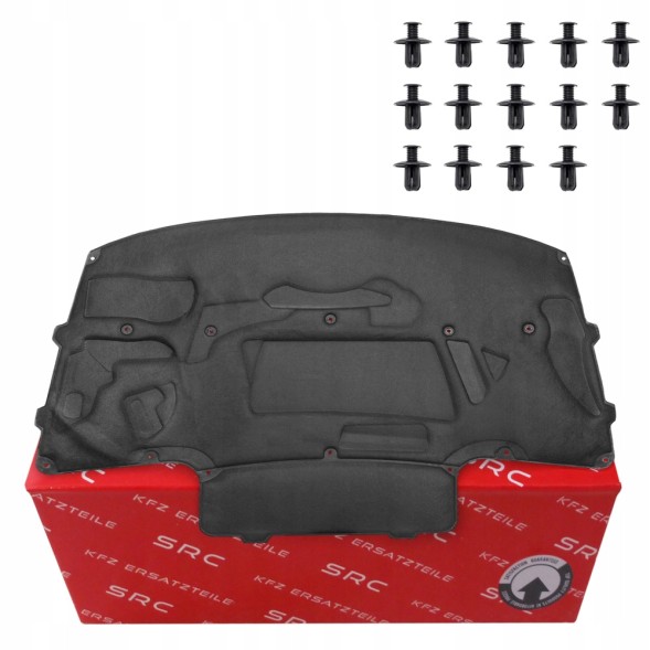 SRC 51.488159483S + spinki ШУМОІЗОЛЯЦІЯ КАПОТА ДВИГУНА + КЛІПСИ BMW 5 E39 95-04 51488159483