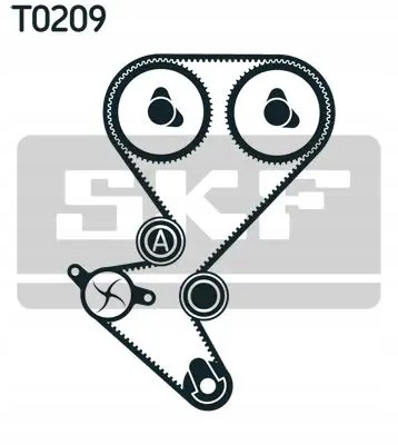 SKF VKMC 03258 Комплект грм + водяний насос vkmc 03258 skf