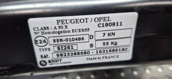 Peugeot OE S25053078 Фаркоп WESTFALIA 9823288680 1631689180 Opel Corsa F Peugeot 208 II 2019-