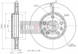 Maxgear 19-2013MAX,19-1992 2× Maxgear 19-2013MAX Гальмівний диск + Maxgear 19-1992 Набір гальмівних колодок, дискові гальма