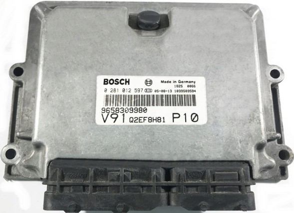 Fiat OE KOMPUTER STEROWNIK SILNIKA FIAT DUCATO II 2.0 D 0281012597 9658309980 КОМП'ЮТЕР (БЛОК УПРАВЛІННЯ) ДВИГУНА FIAT DUCATO II 02-06 2.0 D 0281012597 9658309980