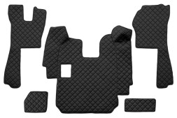 V-maxzone Part VIC-127622 Килимки для підлоги ЕКО-Шкіра стьобані (5 шт.) Чорні на всю підлогу до