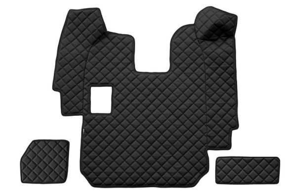 V-maxzone Part VIC-127622 Килимки для підлоги ЕКО-Шкіра стьобані (5 шт.) Чорні на всю підлогу до