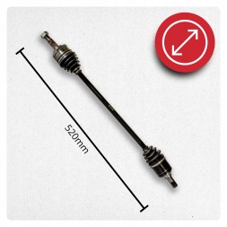 BRV  Піввісь права nissan primera (p12) 1.8 115 км нова