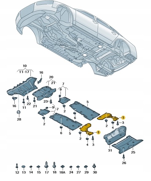 Audi OE Бортик задній лівий Audi A8 S8 4H 4H0825213D