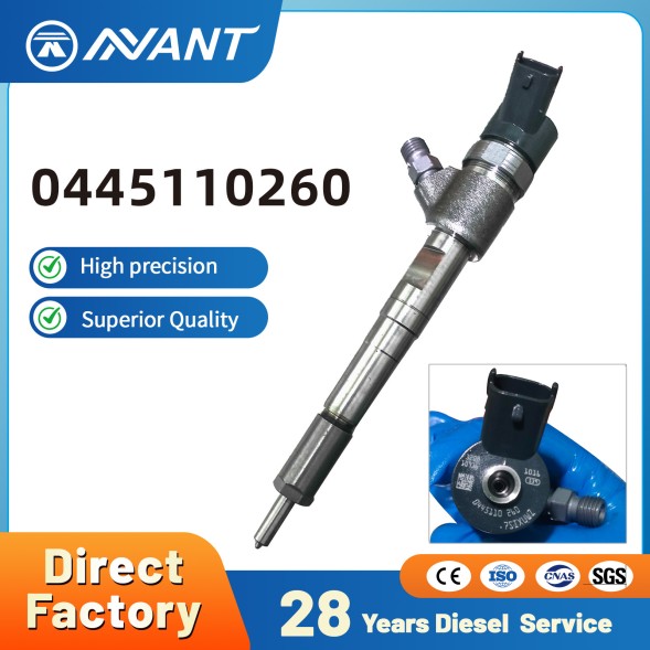 NANT Diesel Fuel Injector Engine Assembly Injection Valves with Pre-Shipment Testing 0445110260/ F00VC01334