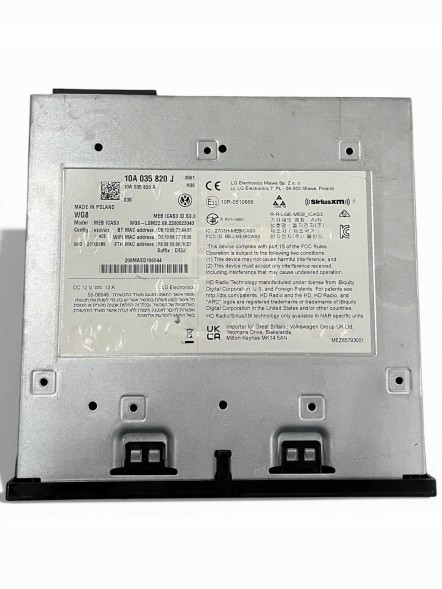 Volkswagen OE 10A035820JXZ VW ID.4 МОДУЛЬ MEB ICAS3 ID.S3.0 10A035820J