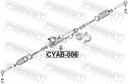 CYAB 006 FEBEST Сайлентблок