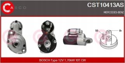 Casco CST10413AS Стартер 12v 1.7kw - casco cst10413as