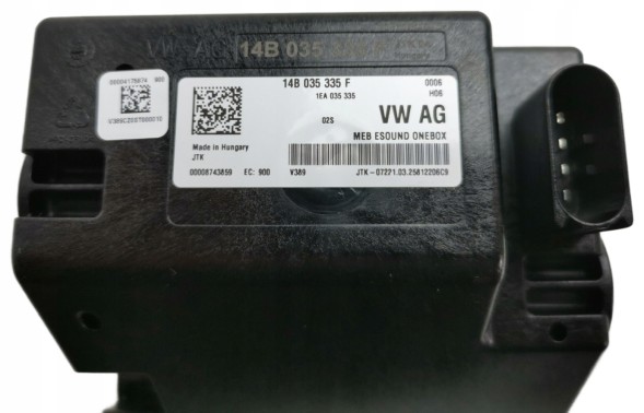 Volkswagen OE 14B035335F, DWP407766OE Модуль звуку двигуна VW ID.7 14B035335F